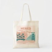 Tulum, Mexiko, Reisekunst, Retro Tragetasche (Vorne)