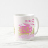 Tulum, Mexiko, Reisekunst, Rosa Kaffeetasse (VorderseiteRechts)