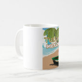 Tulum, Mexiko-Reiseplakat Kaffeetasse (Vorderseite Links)