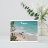 Tulum, Mexiko/ schöner Strand Postkarte (Stehend Vorderseite)