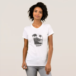 Tulum Mexiko Vintage Reiseziel Mayan Ruine T-Shirt