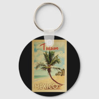 Tulum Palm Tree Vintage Travel