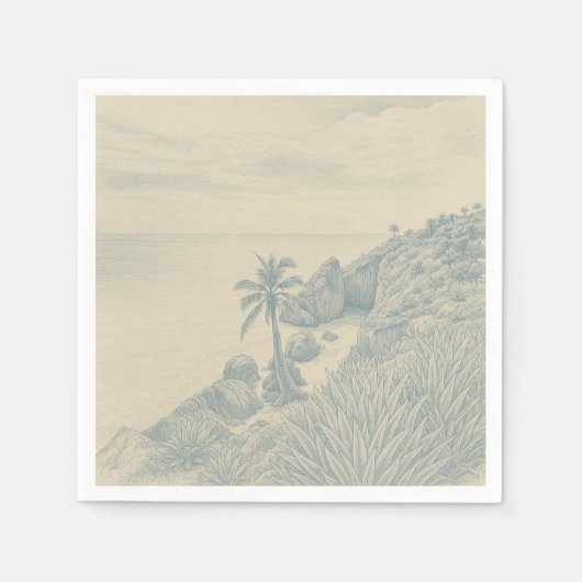 Tulum-Papiertücher Serviette (Vorderseite)