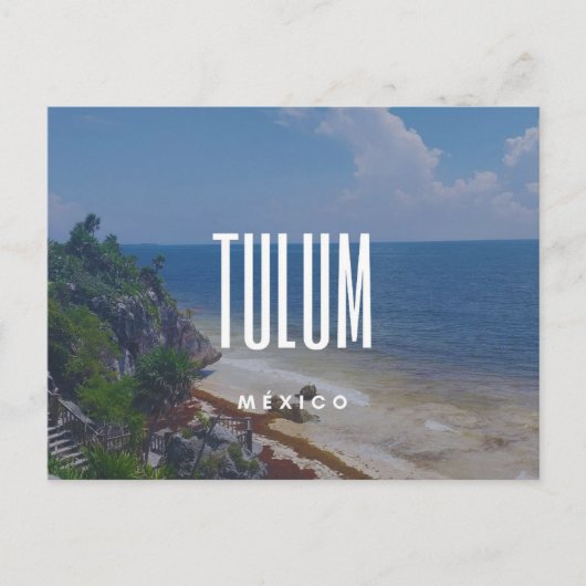 Tulum postkarte (Vorderseite)