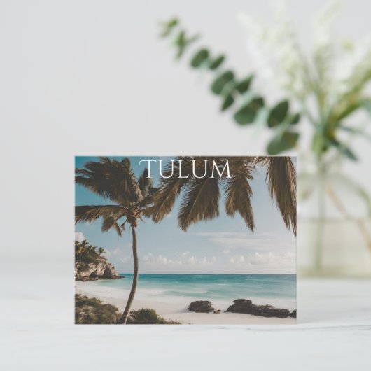 Tulum Postkarte (Stehend Vorderseite)
