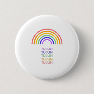 Tulum - Regenbogen Button