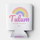 Tulum - Regenbogen Dosenkühler (Rückseite)