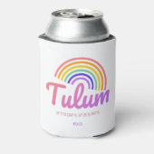Tulum - Regenbogen Dosenkühler (Kanne Rückseite)