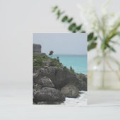 Tulum Ruin Postcard Postkarte (Stehend Vorderseite)