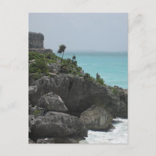 Tulum Ruin Postcard Postkarte (Vorderseite)