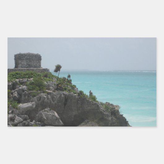 Tulum Ruin Sticker (Vorderseite)