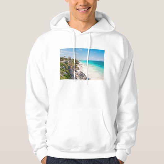 Tulum-Strand Hoodie (Vorderseite)