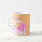 Tulum, Travel Art, Preppy Kaffeetasse (Vorderseite Links)