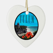 Tulum Vergangenheit Keramik Ornament (Rechts)