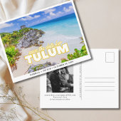 Tulum Wedding Save the Date Mexico Postcard Postkarte