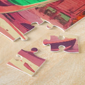 Tulum Yucatán Mexico Beach Wasserfarbe Sonnenunter Puzzle (Seite)