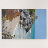 Tulum Yucatan Mexiko Alte Ruinen Meer Landschaft Puzzle (Horizontal)
