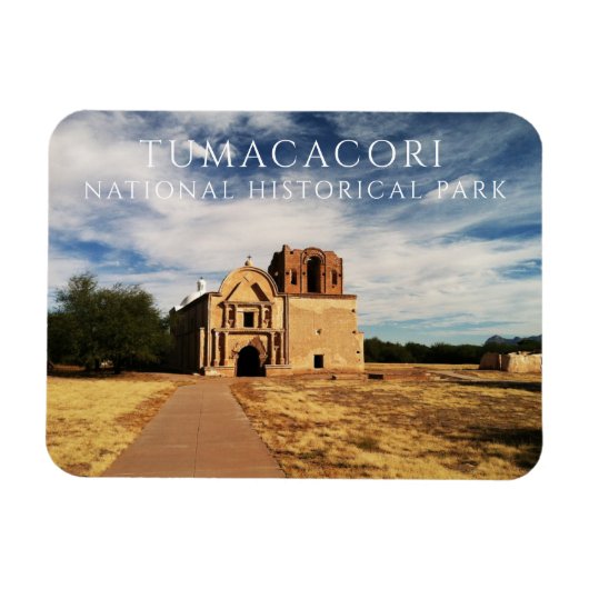Tumacori Mission Church National Historical Park Magnet (Horizontal)