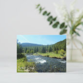 Tumalo Creek Postkarte (Stehend Vorderseite)