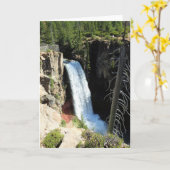 Tumalo Falls, Bend, Oregon Karte (Gelbe Blume)