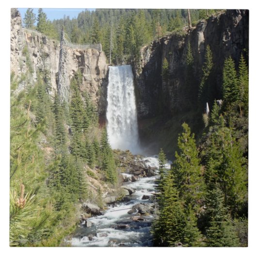 Tumalo Falls, OR Fliese (Vorderseite)