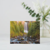 Tumalo Falls Postkarte (Stehend Vorderseite)
