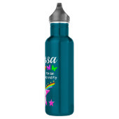 TUMBLATT GYMNAST PERSONALISIERTE WASSERFLASCHE EDELSTAHLFLASCHE (Rechts)