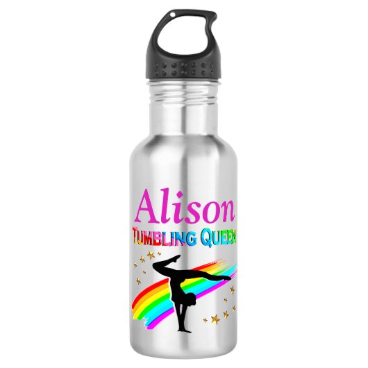 TUMBLATT PERSONALISIERTE FLASCHE MIT QUEEN TRINKFLASCHE (Vorderseite)