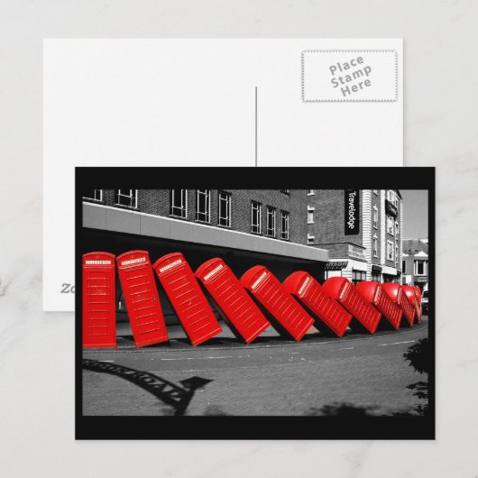 Tumble Postkarte (Vorne/Hinten)