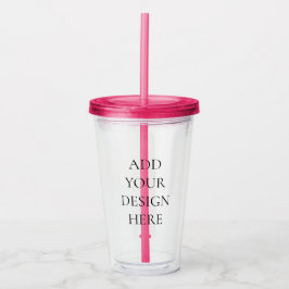 Tumbler Acryltrinkbecher