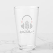 Tumbler Glass - Double Loop Podcast (Rückseite)
