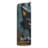 Tumbler mit lustigem Katzendesign Thermosbecher (Nach links gedreht)