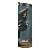 Tumbler mit lustigem Katzendesign Thermosbecher (Nach rechts gedreht)