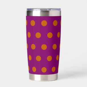 Tumbler mit Polka-Punkten und Thermo-Isolierung (T Thermobecher