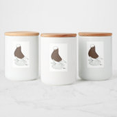 Tumbler: Muffed Red Bald Lebensmitteletikett (Flaschen)