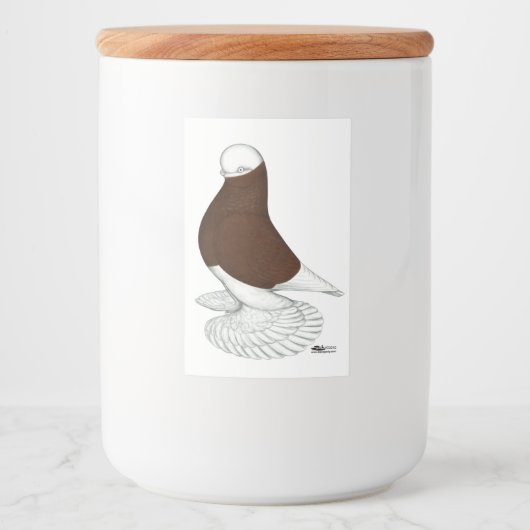Tumbler: Muffed Red Bald Lebensmitteletikett (Vorderseite)