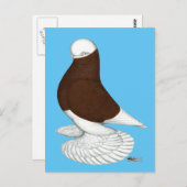 Tumbler: Muffed Red Bald Postkarte (Vorne/Hinten)