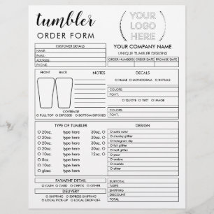 Tumbler-Mug-Tasse-Bestellformular Flyer