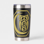 Tumbler Old Gold Wappen Thermobecher (Vorderseite)