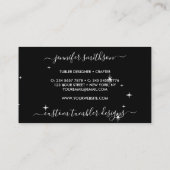 Tumbler-Ombré-Textur Visitenkarte (Rückseite)