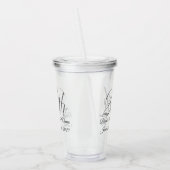 Tumbler - Personalisiert 25. Hochzeitstag Acryltrinkbecher (Links)
