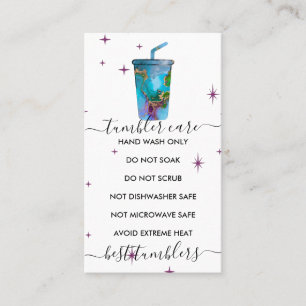 Tumbler Pflege Visitenkarte