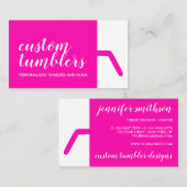 Tumbler Reise Schlammladen Visitenkarte (Vorne/Hinten)