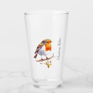 Tumbler - Rotkehlchen Wasserfarben