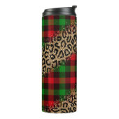 Tumbler Sublimierung Designs Buffalo karierte Xmas Thermosbecher (Nach links gedreht)