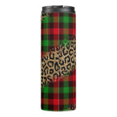 Tumbler Sublimierung Designs Buffalo karierte Xmas Thermosbecher (Rückseite)