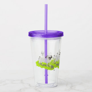 Tumbler: Sweet Little Mops Acryltrinkbecher