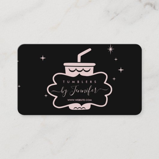 Tumbler-Tasse Visitenkarte (Vorderseite)