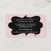 Tumbler-Tasse Visitenkarte (Rückseite)