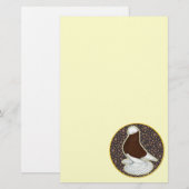 Tumbler-Taubenzirkel Briefpapier (Vorne/Hinten)